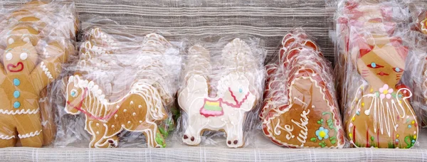 Selofan tatlı renkli gingerbread kaydırma