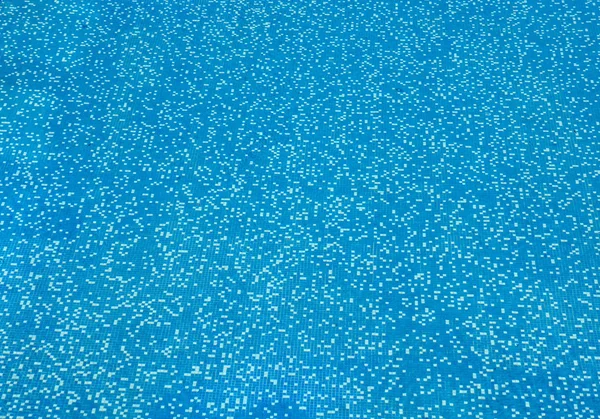 Bottom of the pool with blue tiles — Stock Photo, Image