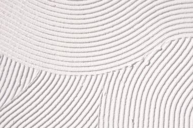 Beyaz dekoratif kabartma sıva duvar 