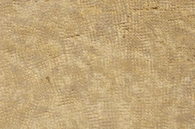 Duvarda işlenmiş taş portre 