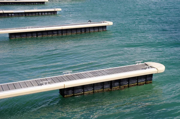 Piers for boats in Black Sea, Bulgaria — Stock Photo, Image