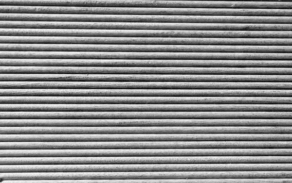 Trä grooves panel i svart och vitt — Stockfoto