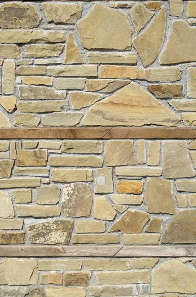 New stone cladding plates on the wall — Stock Photo, Image