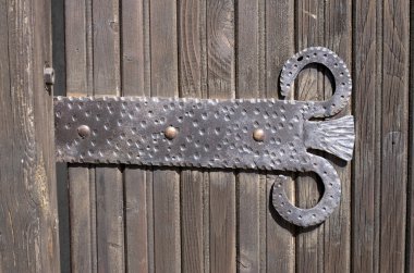 Yeni siyah kapı menteşe ahşap kapı