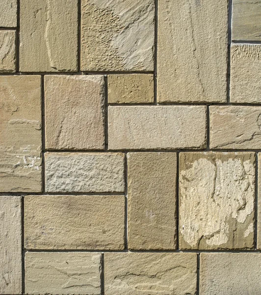 Stone cladding plates on the wall — Stock Photo, Image