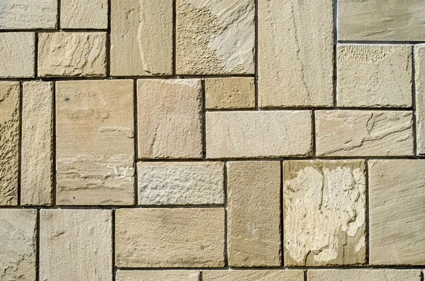 Nowe okładziny kamienne płytki na ścianie — Zdjęcie stockowe