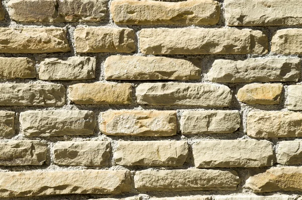 New stone wall closeup — Stock Photo, Image