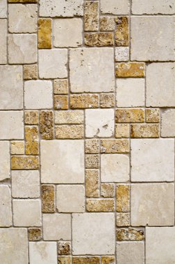 Taklit taşlar closeup dekoratif kabartma kaplama tabaka