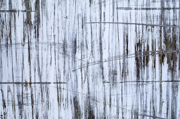 Abstract paint black and white  scribble on wall — Stock Photo, Image