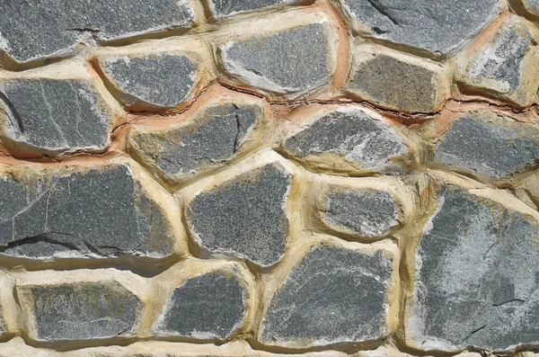 新しい石のクラッド ラウンド プレートのクローズ アップ — ストック写真