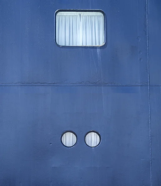 Vários iluminador de navio de cruzeiro closeup — Fotografia de Stock