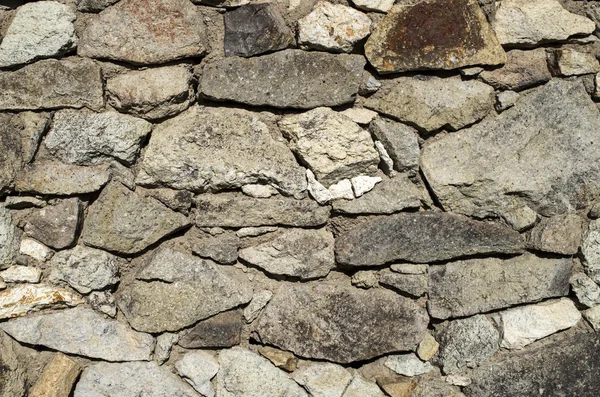오래 된 돌 담의 근접 촬영 — 스톡 사진