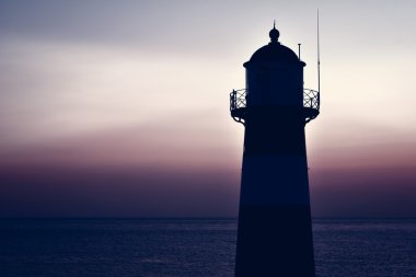 Deniz feneri günbatımı
