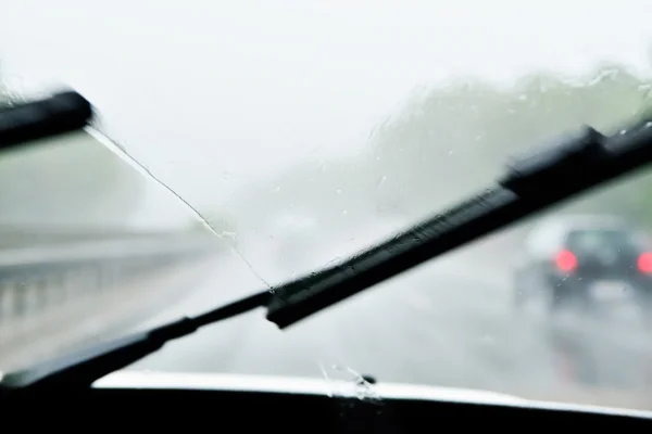 Bad Weather Driving — Stock Photo, Image