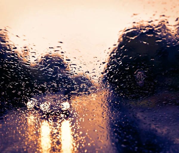 悪天候の運転 — ストック写真