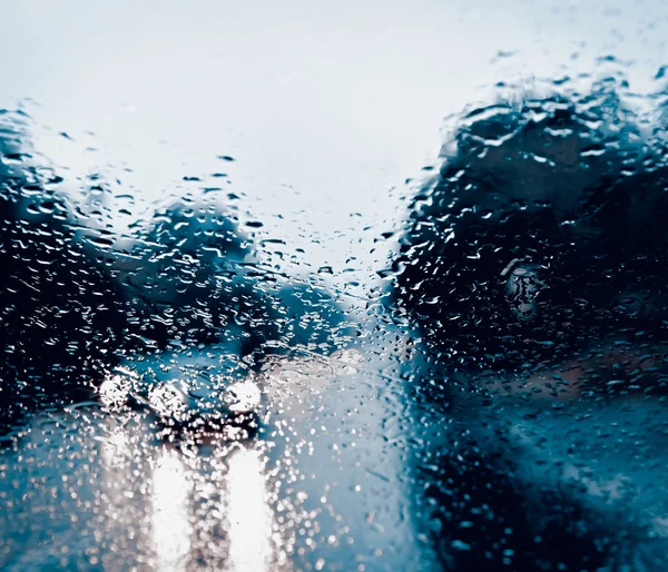 Bad Weather Driving — Stock Photo, Image