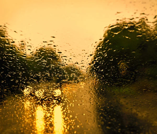 悪天候の運転 — ストック写真
