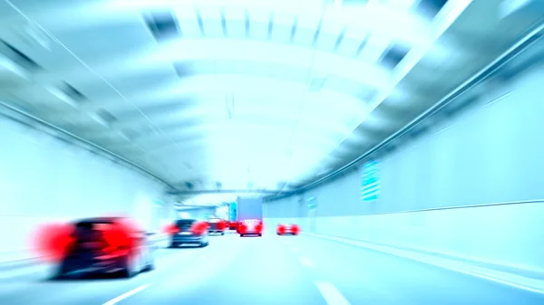 Städtischer Tunnel - Stau — Stockfoto