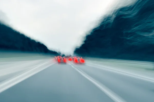 Gefährliches Fahren — Stockfoto