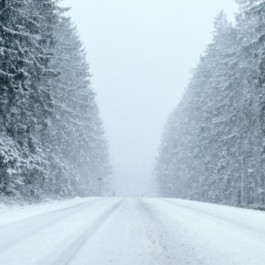 Kış - yoğun kar yağışı