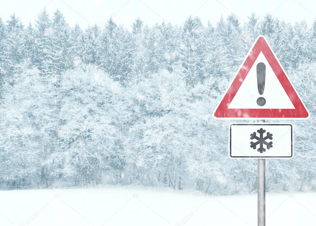 Winter Drivingn - Caution