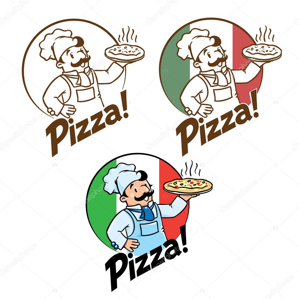 ピザ モノクロ Vector Art Stock Images Depositphotos