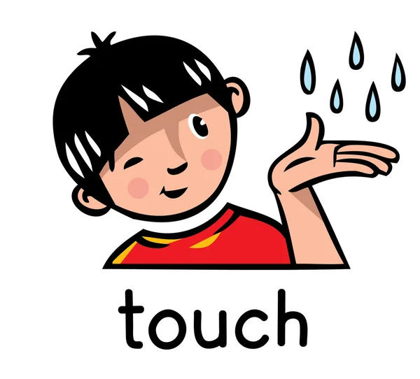 Touch-pictogram voor zin — Stockvector