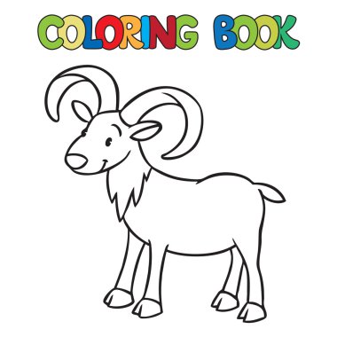 Küçük komik urial veya ram