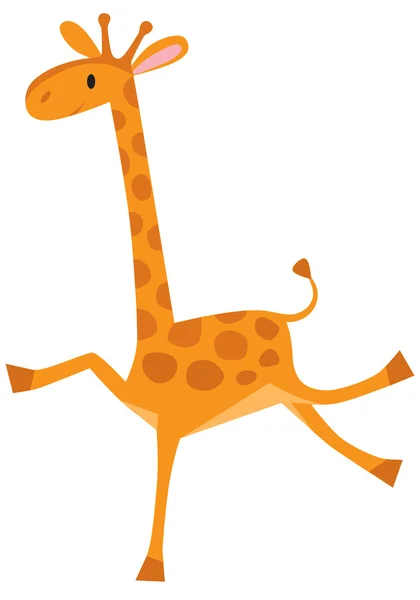 Grappige giraffe — Stockvector