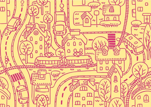 Road seamless pattern.