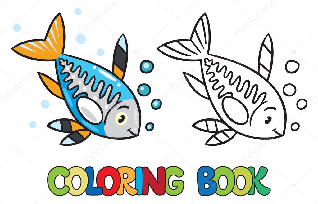 X-ray fish coloring book