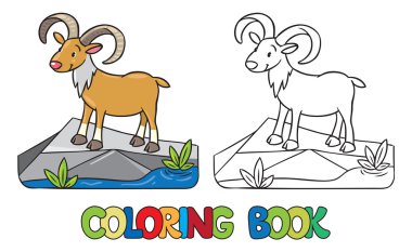 Küçük komik urial veya ram