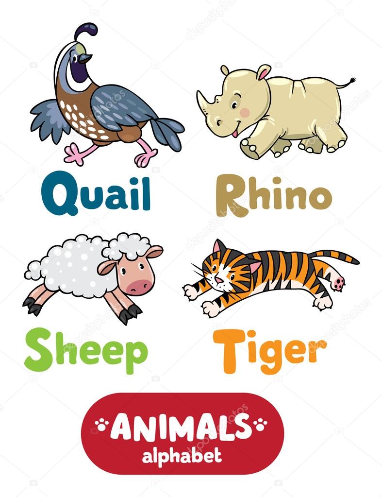Animals alphabet or ABC. Stock Vector Image by ©passengerz #91436362
