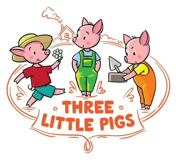 Masal dan küçük domuz yavruları