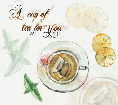 çay vakti. çay.
