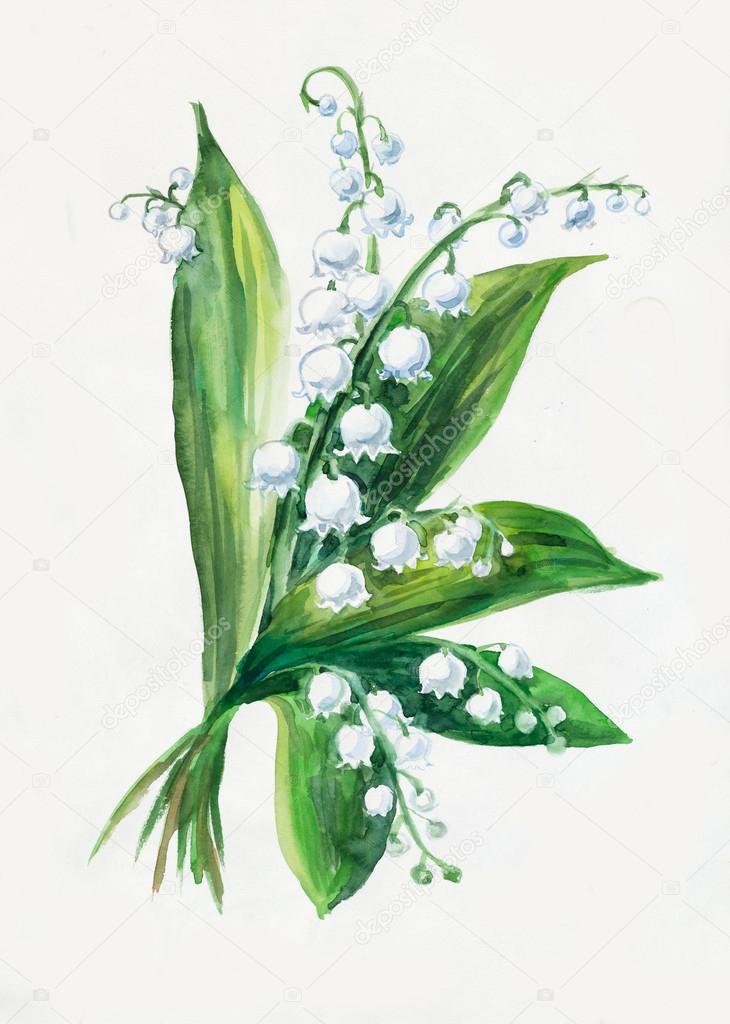 Lily of the valley bouquet.