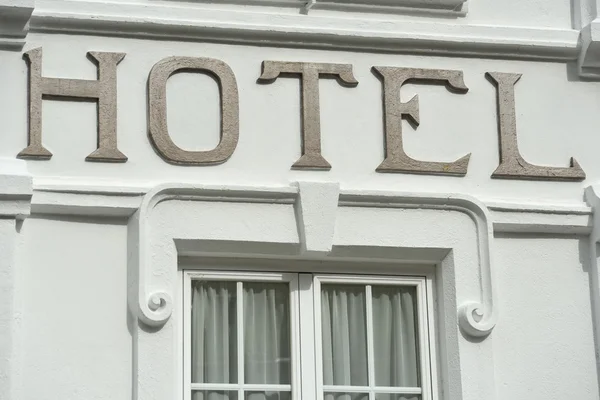 Signboard of hotel — Stock Photo, Image