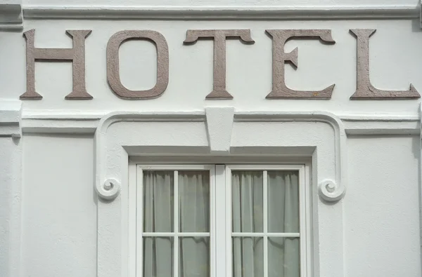 Πινακίδα του ξενοδοχείου — Φωτογραφία Αρχείου