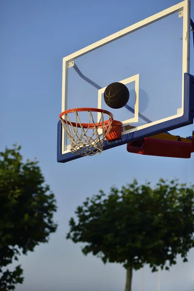 Basketbal hoepel park — Stockfoto