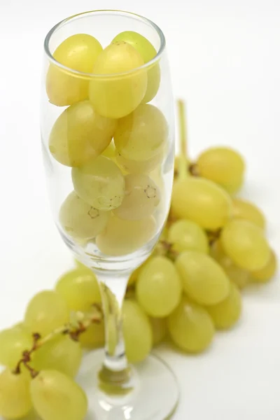 Grapes in glass — Stock Photo, Image