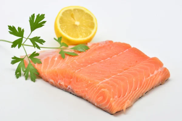 Raw salmon fillet — Stock Photo, Image