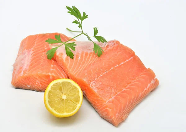 Filet de saumon cru Photo De Stock