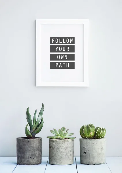 FOLLOW YOUR PATH — Stock Photo, Image