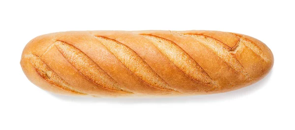 在白色背景上隔离的新烘焙的面包 — 图库照片