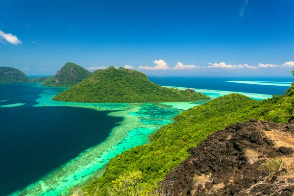 Панорамна краса острова — стокове фото