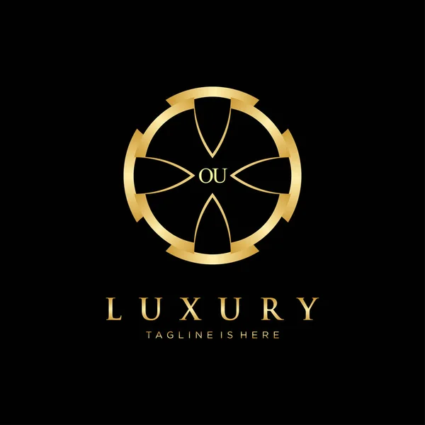 Оригинал Письма Логотипом Royal Luxury — стоковый вектор