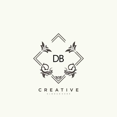 İlk imzalı el yazısı logosu, düğün, moda, mücevher, butik, çiçek ve botanik. Herhangi bir şirket ya da işletme için yaratıcı şablona sahip..