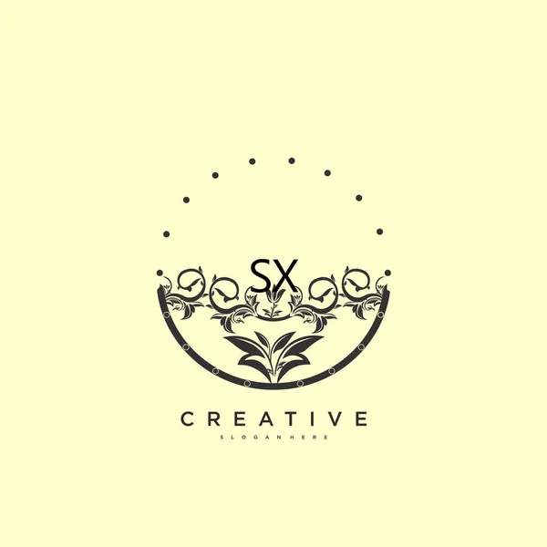 Beauty Vector Eerste Logo Handschrift Logo Art Design Van Eerste — Stockvector