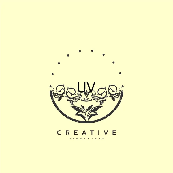 Beauty Vector Logo Iniziale Calligrafia Logo Art Design Della Firma — Vettoriale Stock