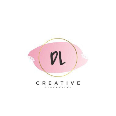 İlk imza, düğün, moda, mücevher, butik, çiçek ve botanik gibi yaratıcı şablonlara sahip ilk el yazısı logosu, el yazısı sanat tasarımı..